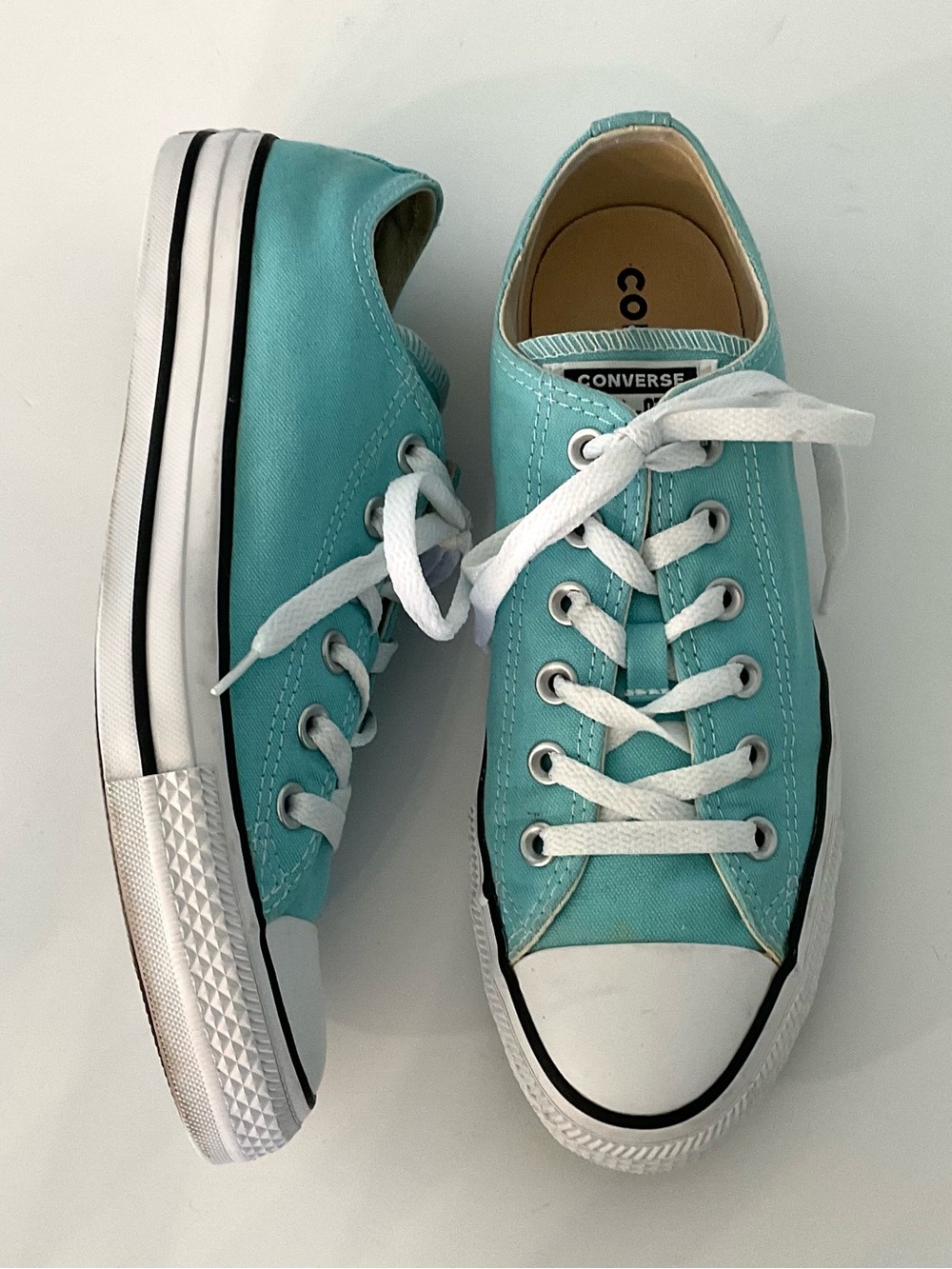 CONVERSE Chuck Taylor All Star Ox Unisex Sneakers in Electric Aqua M/7 W/9